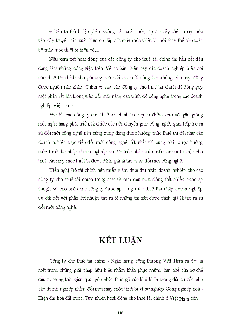 image for page Một số biện pháp nhằm phát triển hoạt động cho thuê tại Công ty cho thuê tài chính – Ngân hàng Công thương Việt Nam