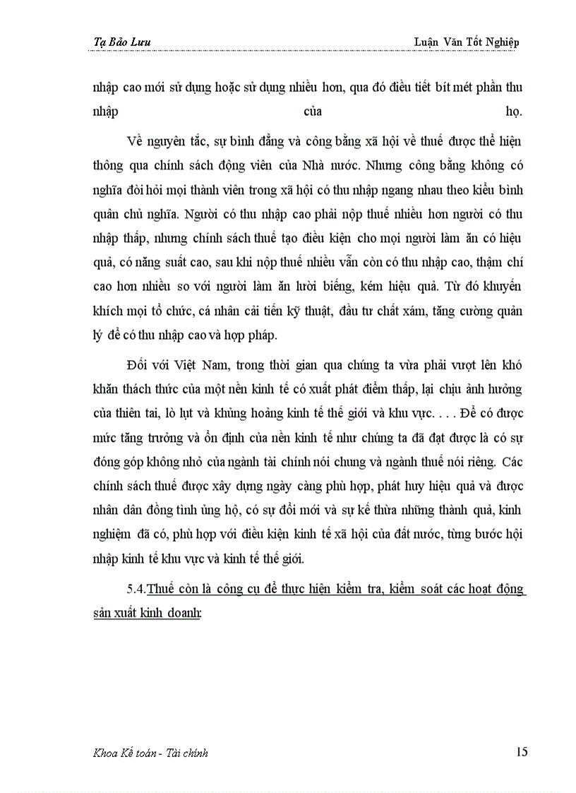 image for page Phần II Tình hình thực hiện luật thuế GTGT tại công ty dệt may hà nội