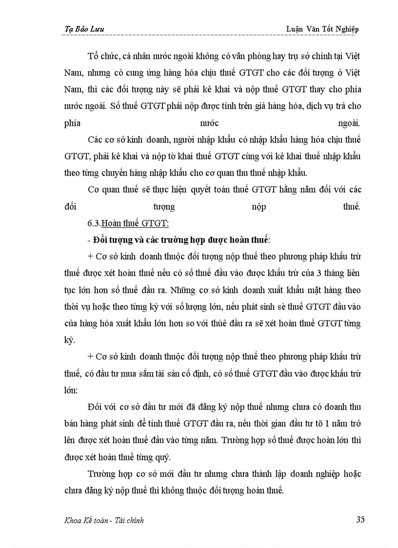 image for page Phần II Tình hình thực hiện luật thuế GTGT tại công ty dệt may hà nội