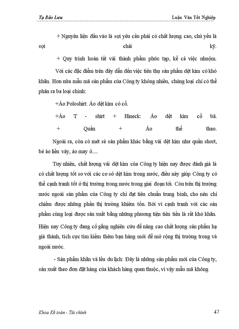 image for page Phần II Tình hình thực hiện luật thuế GTGT tại công ty dệt may hà nội