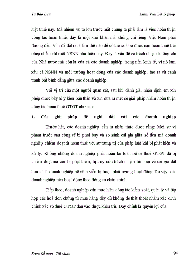 image for page Phần II Tình hình thực hiện luật thuế GTGT tại công ty dệt may hà nội