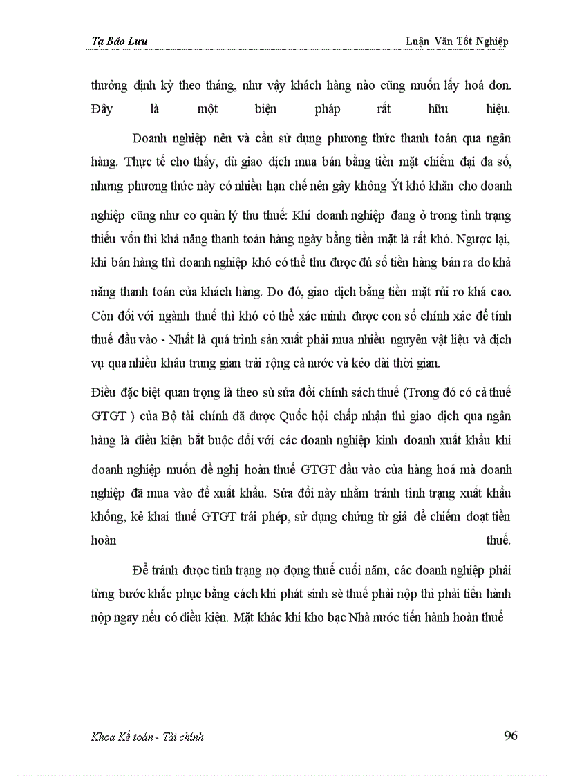 image for page Phần II Tình hình thực hiện luật thuế GTGT tại công ty dệt may hà nội