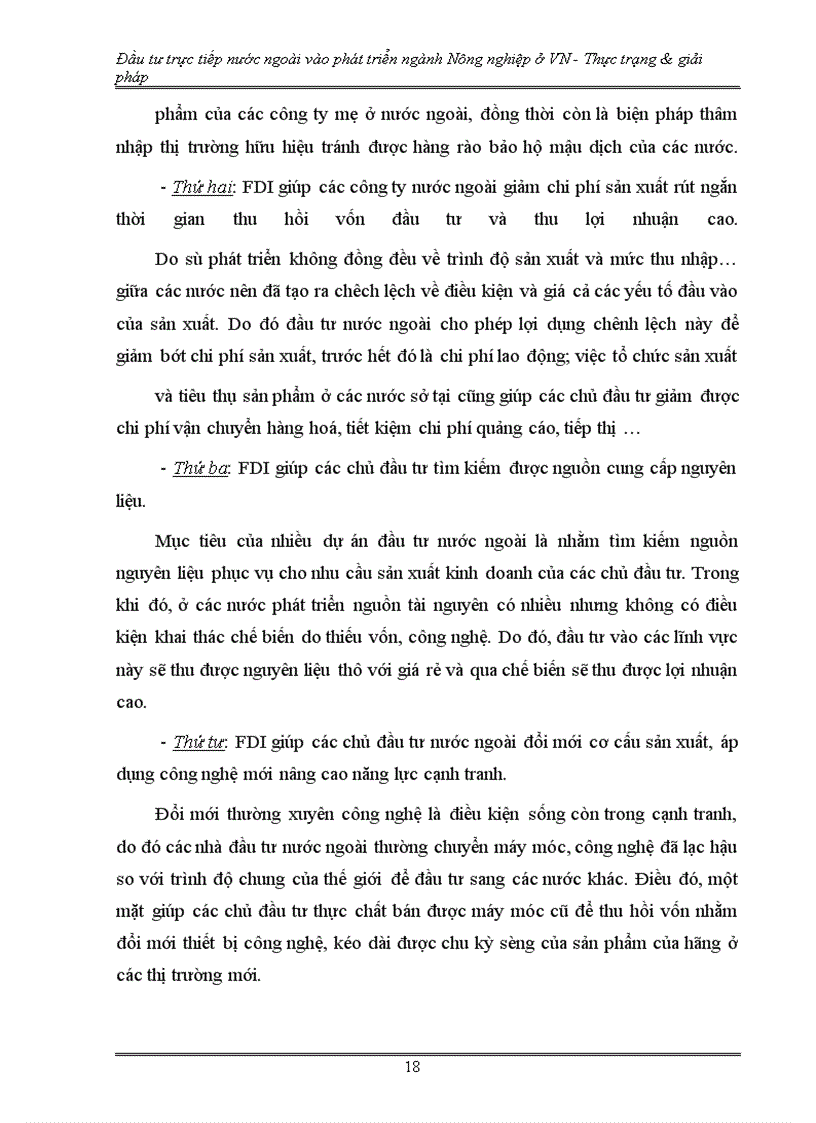image for page Đầu tư trực tiếp nước ngoài phát triển nông nghiệp Việt Nam - Thực trạng và giải pháp