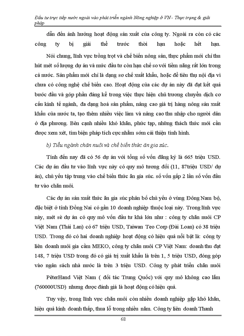 image for page Đầu tư trực tiếp nước ngoài phát triển nông nghiệp Việt Nam - Thực trạng và giải pháp