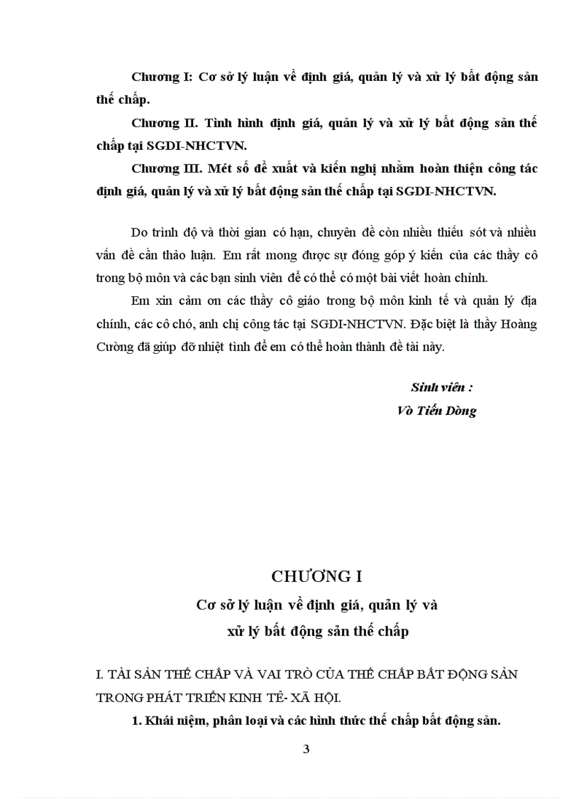 image for page Một số vấn đề về định giá, quản lý và xử lý bất động sản thế chấp tại SGDI-NHCTVN