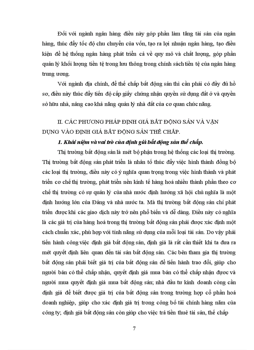 image for page Một số vấn đề về định giá, quản lý và xử lý bất động sản thế chấp tại SGDI-NHCTVN