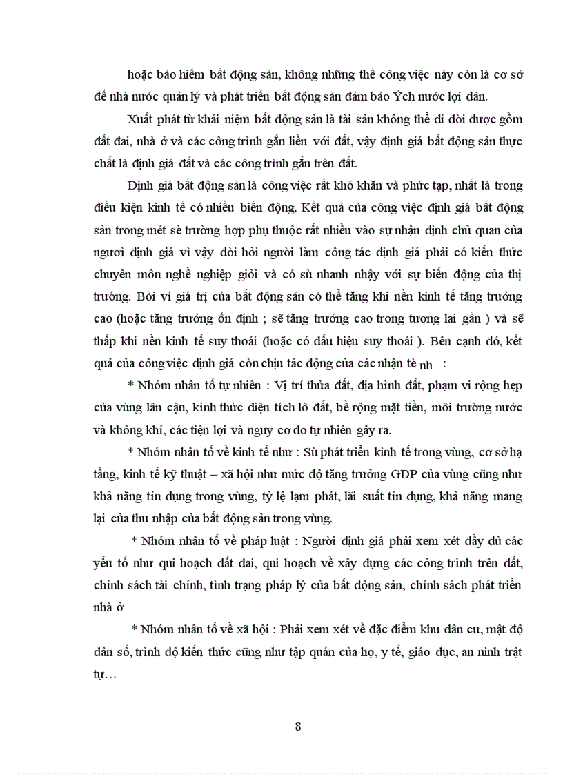 image for page Một số vấn đề về định giá, quản lý và xử lý bất động sản thế chấp tại SGDI-NHCTVN