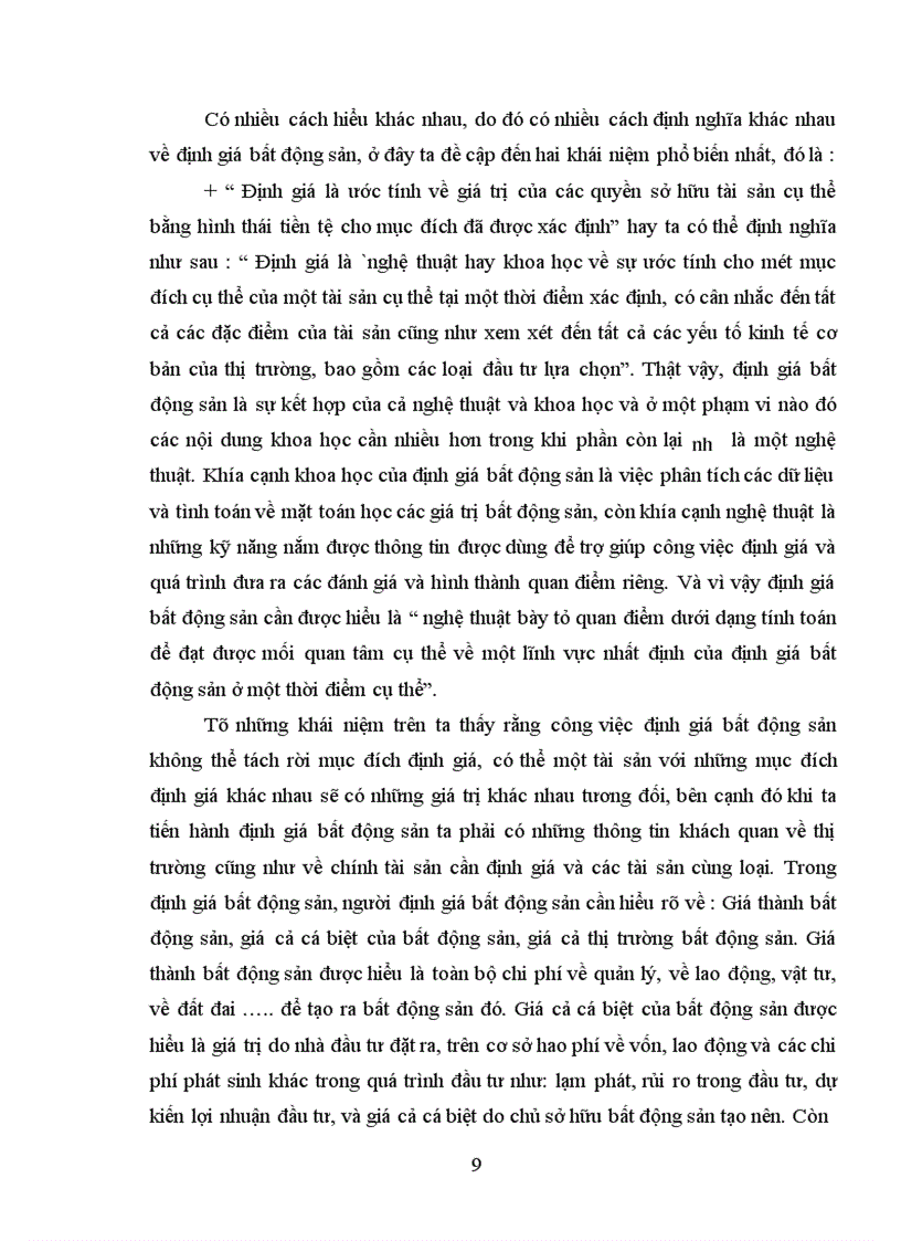 image for page Một số vấn đề về định giá, quản lý và xử lý bất động sản thế chấp tại SGDI-NHCTVN