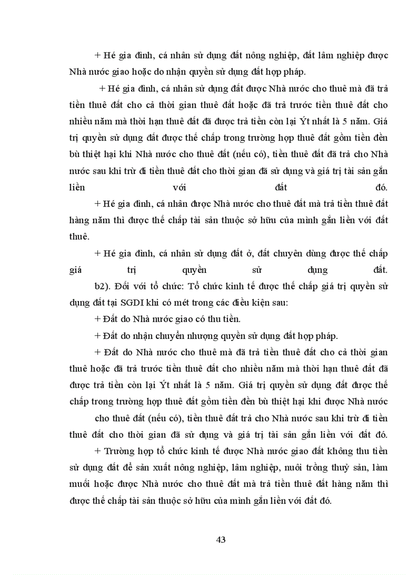 image for page Một số vấn đề về định giá, quản lý và xử lý bất động sản thế chấp tại SGDI-NHCTVN