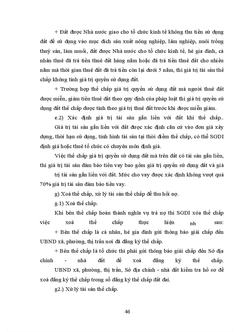 image for page Một số vấn đề về định giá, quản lý và xử lý bất động sản thế chấp tại SGDI-NHCTVN