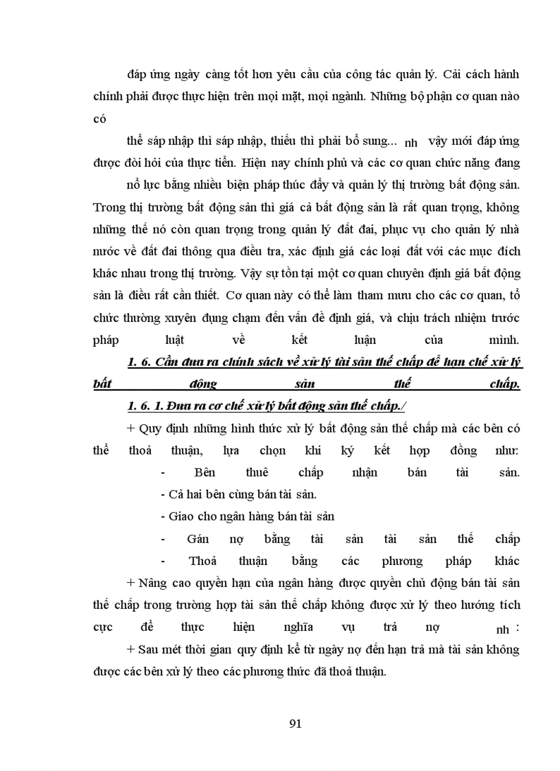 image for page Một số vấn đề về định giá, quản lý và xử lý bất động sản thế chấp tại SGDI-NHCTVN