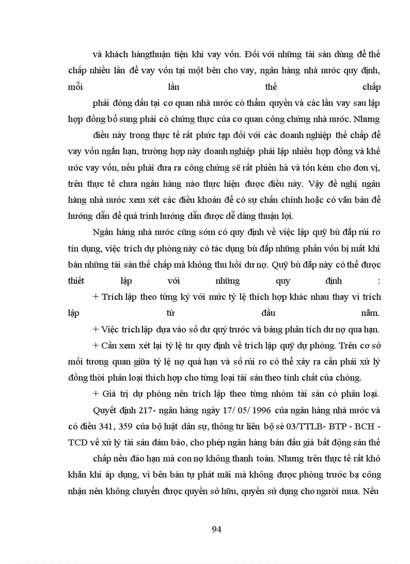 image for page Một số vấn đề về định giá, quản lý và xử lý bất động sản thế chấp tại SGDI-NHCTVN