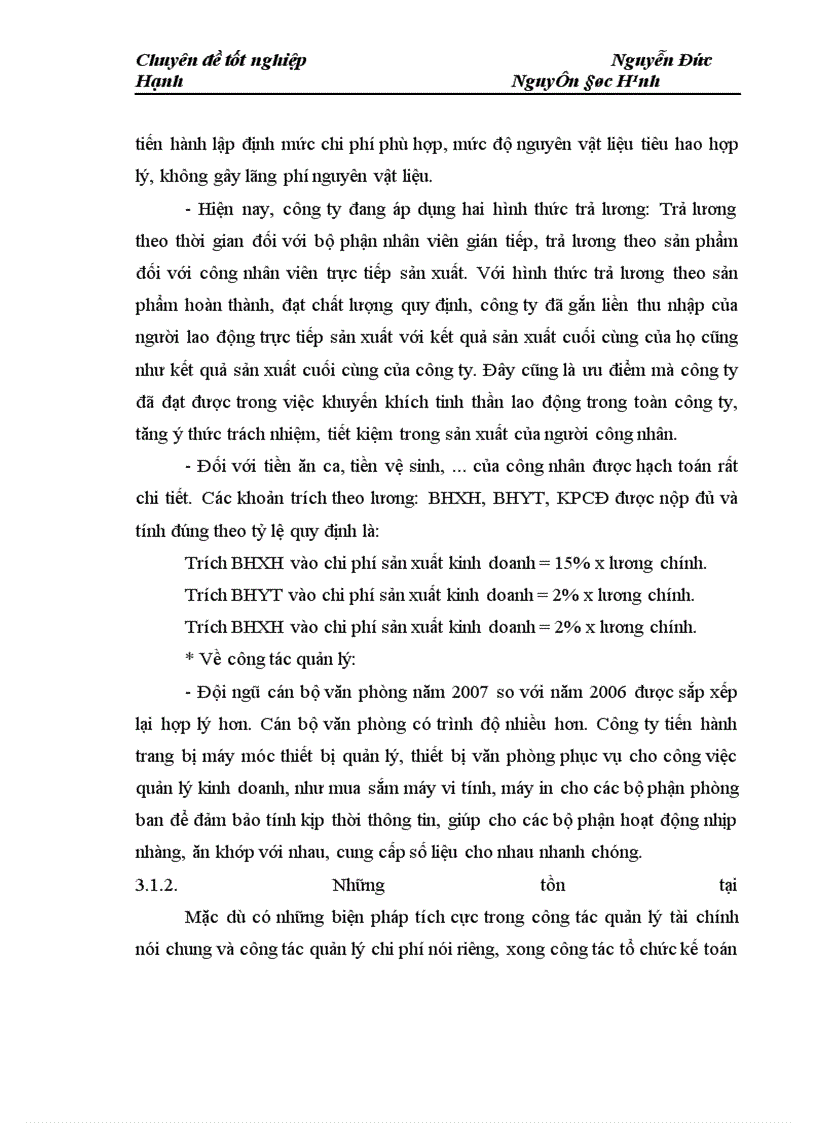 image for page Hoàn thiện công tác Kế toán chi phí sản xuất và tính giá thành sản phẩm đối với công ty cổ phần môi trường và dịch vụ đô thị Việt Trì