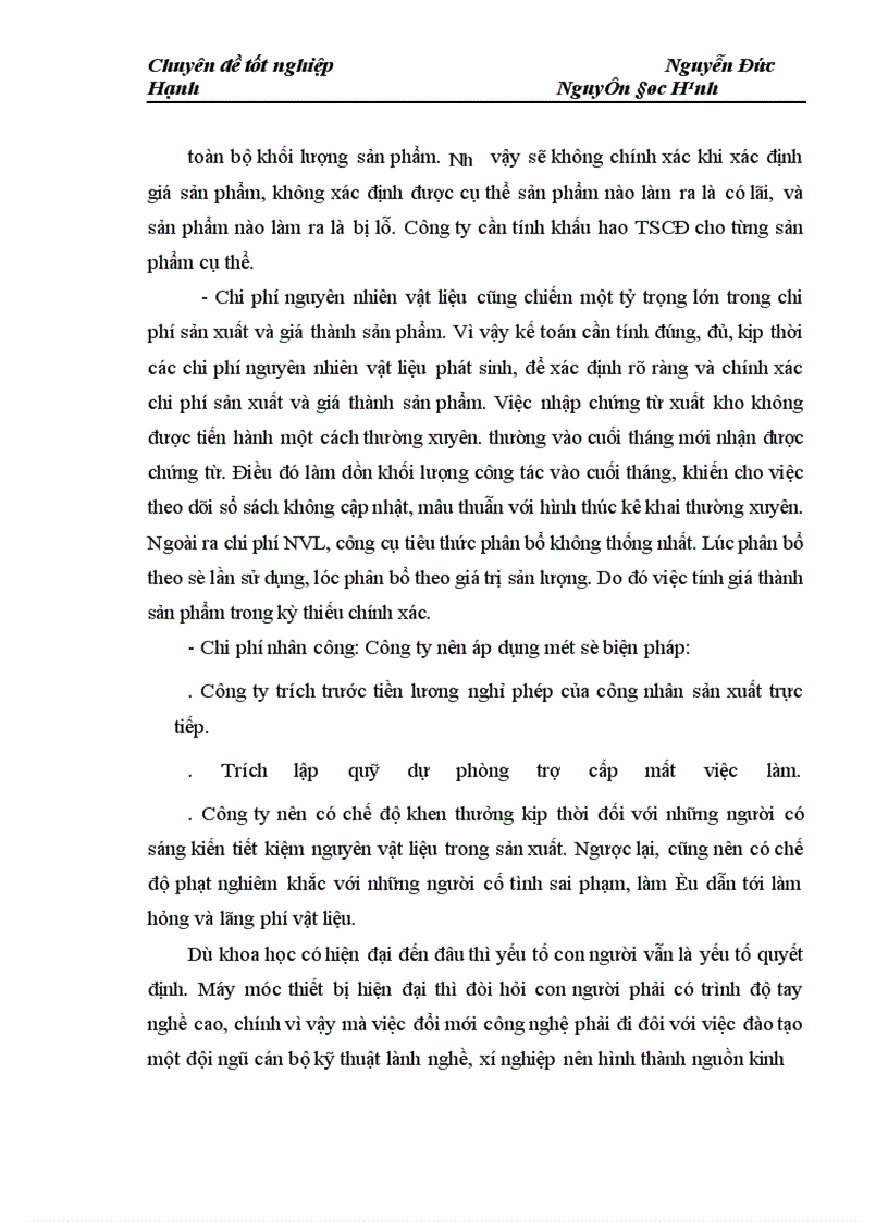 image for page Hoàn thiện công tác Kế toán chi phí sản xuất và tính giá thành sản phẩm đối với công ty cổ phần môi trường và dịch vụ đô thị Việt Trì