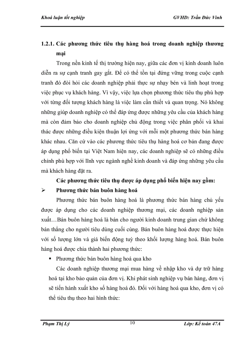 image for page Hoàn thiện hạch toán tiêu thụ và xác định kết quả tiêu thụ hàng hoá tại công ty trách nhiệm hữu hạn Phân phối FPT