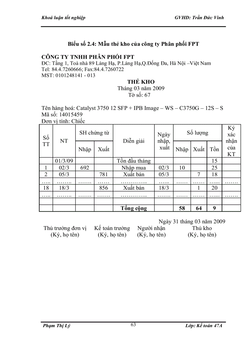 image for page Hoàn thiện hạch toán tiêu thụ và xác định kết quả tiêu thụ hàng hoá tại công ty trách nhiệm hữu hạn Phân phối FPT