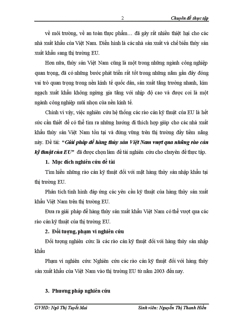 image for page Giải pháp để hàng thủy sản Việt Nam vượt qua những rào cản kỹ thuật của EU