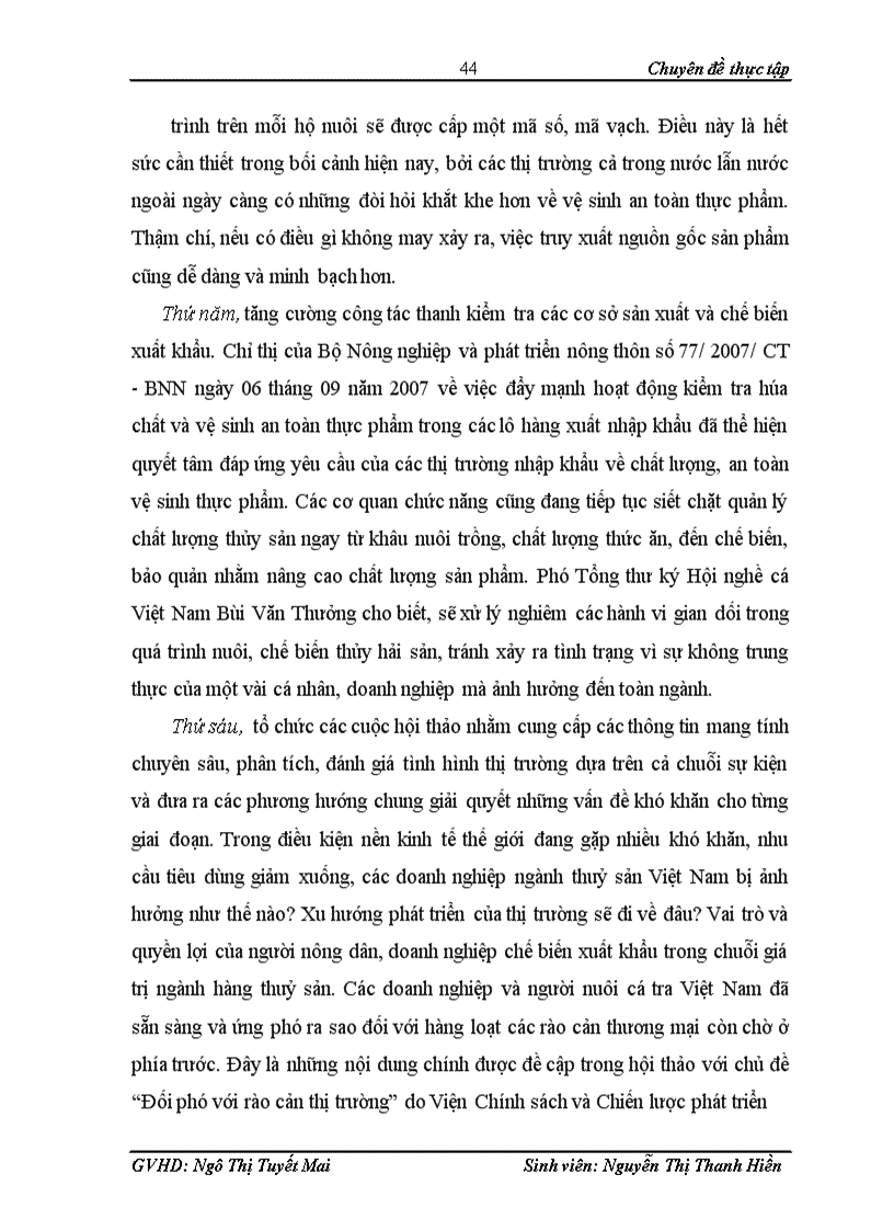 image for page Giải pháp để hàng thủy sản Việt Nam vượt qua những rào cản kỹ thuật của EU