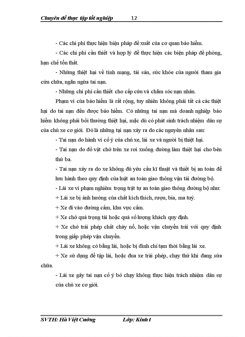 image for page Tình hình triển khai nghiệp vụ BHTNDS của chủ xe cơ giới đối với người thứ ba tại công ty Bảo Minh Thăng Long