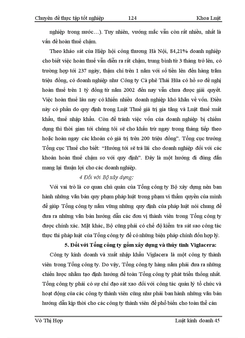 image for page Thực trạng thực hiện Luật thuế xuất nhập khẩu tại công ty kinh doanh và xuất nhập khẩu Viglacera.