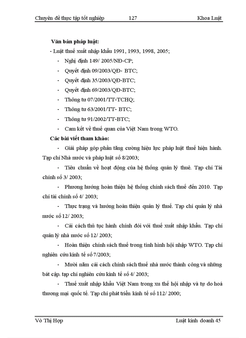 image for page Thực trạng thực hiện Luật thuế xuất nhập khẩu tại công ty kinh doanh và xuất nhập khẩu Viglacera.