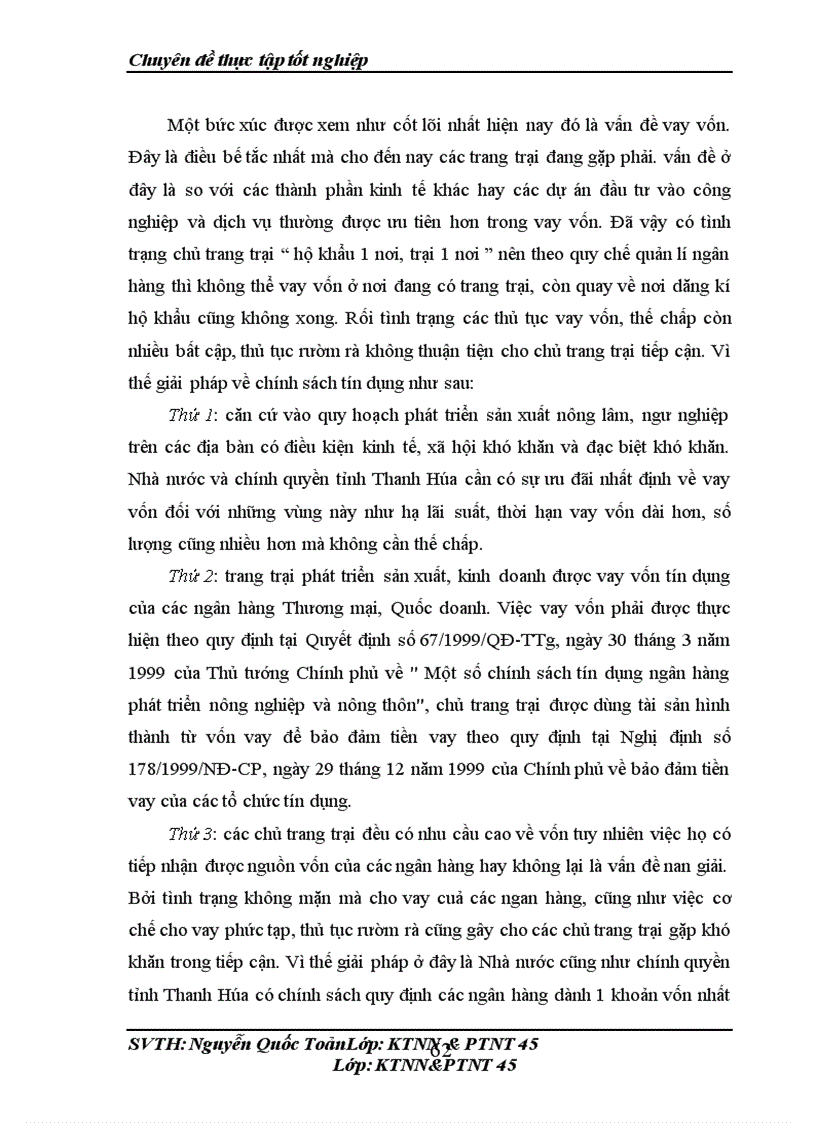 image for page Thực trạng và giải pháp phát triển kinh tế trang trại ở tỉnh Thanh Hóa giai đoạn 2006 – 2010.