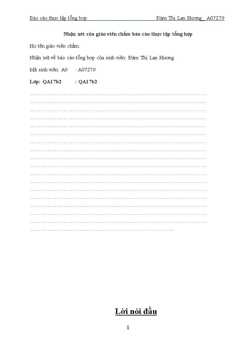 image for page Báo cáo thực tập tại Công ty TNHH Thể thao Donex.