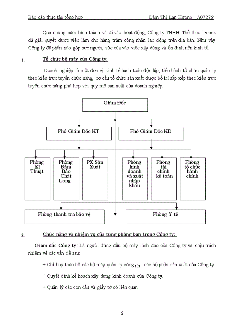 image for page Báo cáo thực tập tại Công ty TNHH Thể thao Donex.
