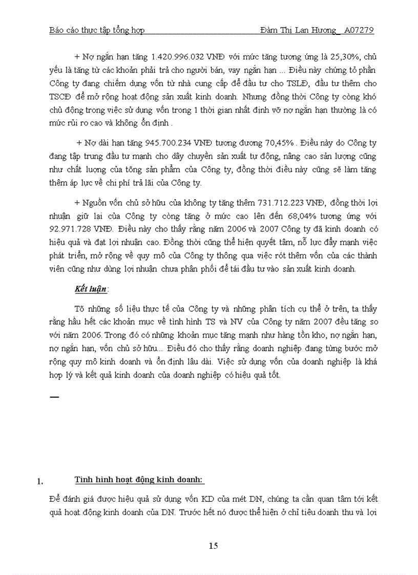 image for page Báo cáo thực tập tại Công ty TNHH Thể thao Donex.