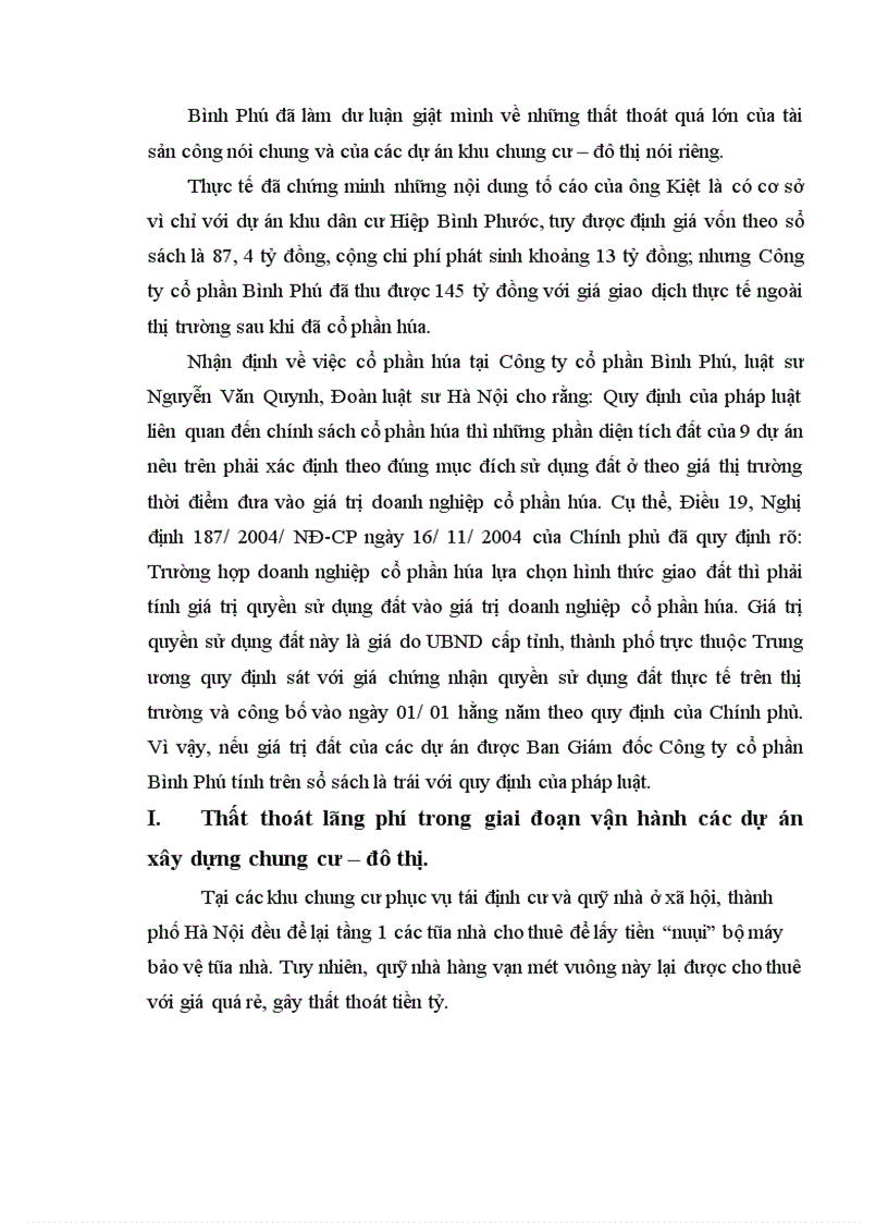 image for page Thực trạng thất thoát lãng phí trong xây dựng chung cư ở việt nam giai đoạn 2005-2009