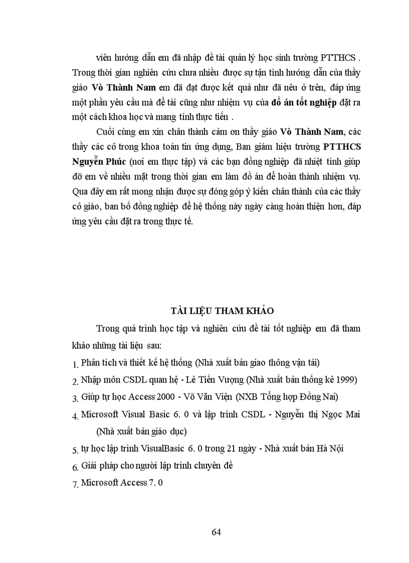 image for page Quản Lý Học Sinh PTTHCS