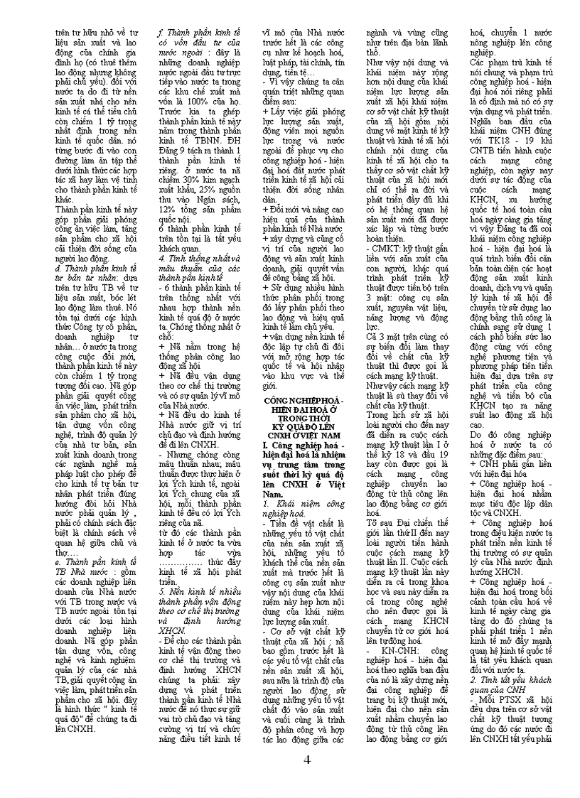 image for page Câu hỏi ôn tập: Thời kỳ quá độ lên CNXH ở Việt Nam