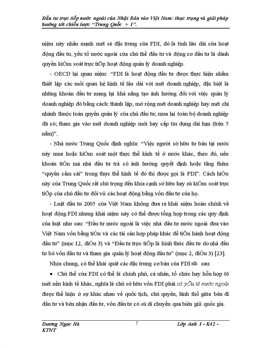 image for page Đầu tư trực tiếp nước ngoài của Nhật Bản vào Việt Nam: thực trạng và giải pháp hướng tới chiến lược Trung Quốc + .