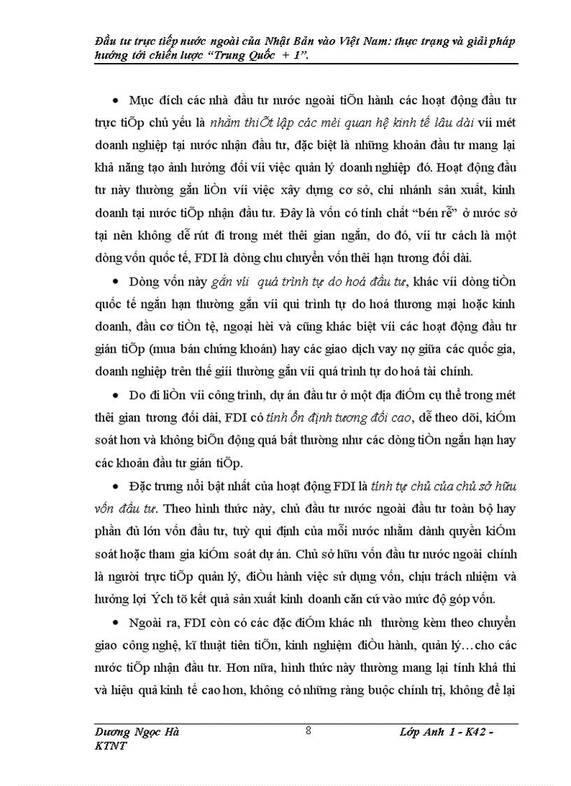 image for page Đầu tư trực tiếp nước ngoài của Nhật Bản vào Việt Nam: thực trạng và giải pháp hướng tới chiến lược Trung Quốc + .