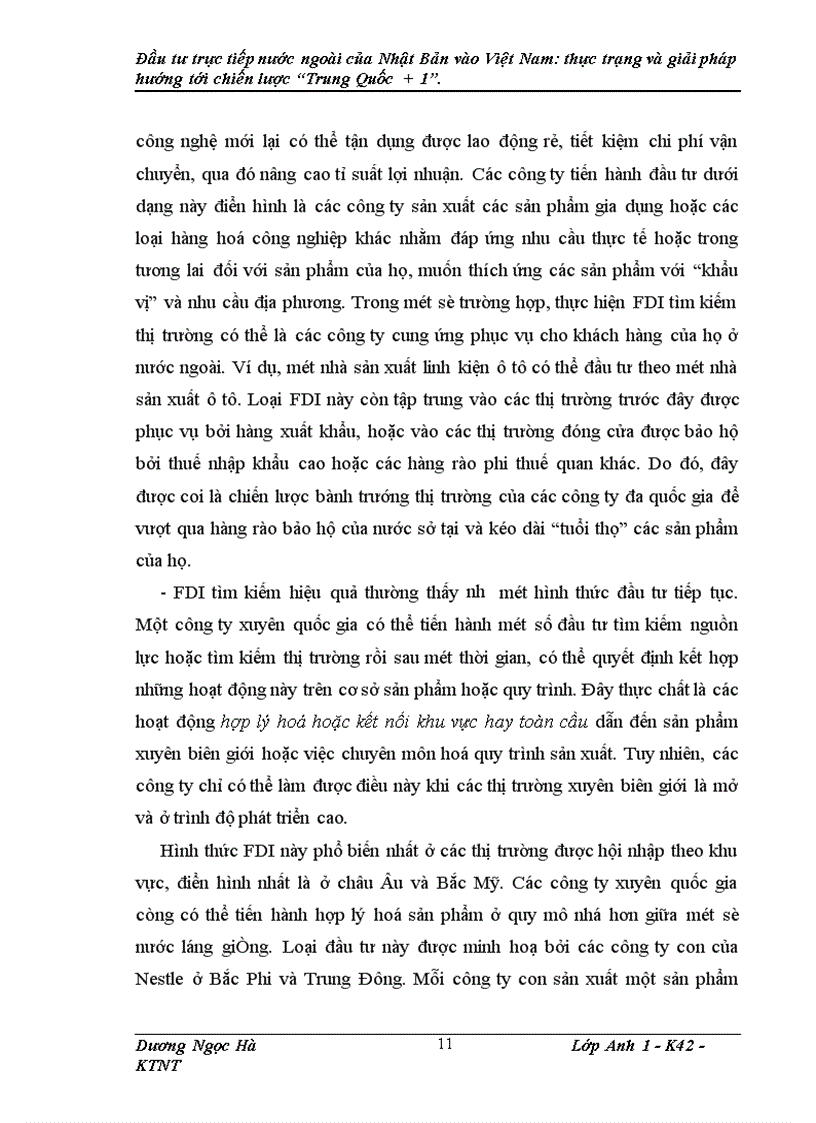 image for page Đầu tư trực tiếp nước ngoài của Nhật Bản vào Việt Nam: thực trạng và giải pháp hướng tới chiến lược Trung Quốc + .