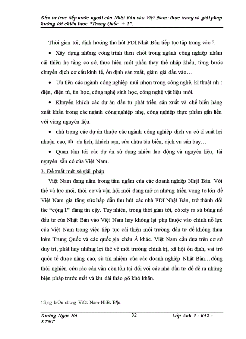 image for page Đầu tư trực tiếp nước ngoài của Nhật Bản vào Việt Nam: thực trạng và giải pháp hướng tới chiến lược Trung Quốc + .