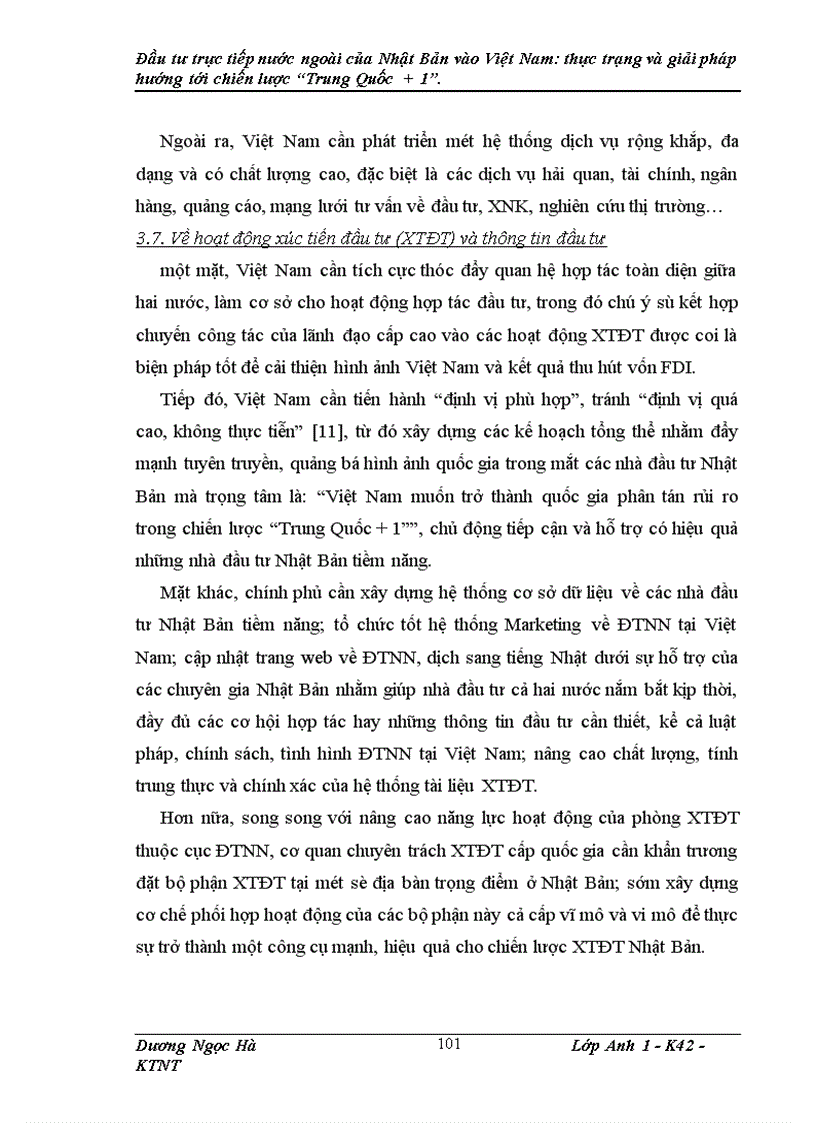 image for page Đầu tư trực tiếp nước ngoài của Nhật Bản vào Việt Nam: thực trạng và giải pháp hướng tới chiến lược Trung Quốc + .