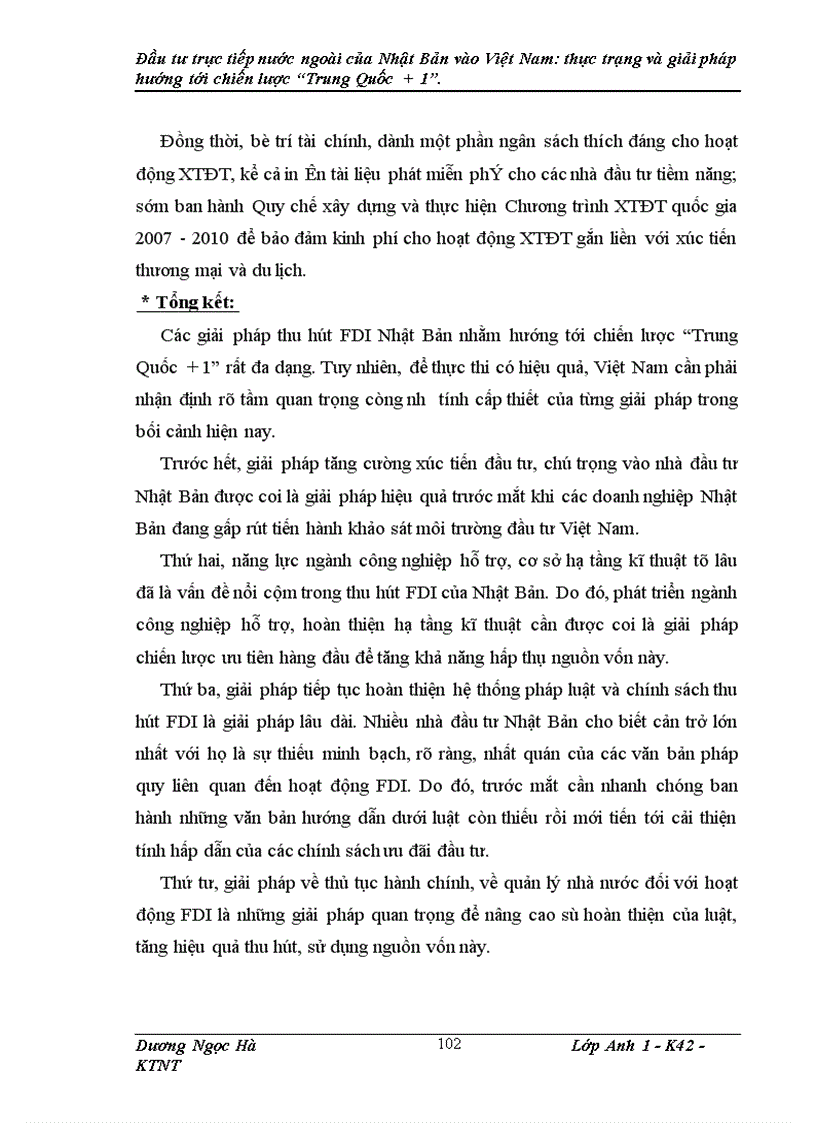 image for page Đầu tư trực tiếp nước ngoài của Nhật Bản vào Việt Nam: thực trạng và giải pháp hướng tới chiến lược Trung Quốc + .