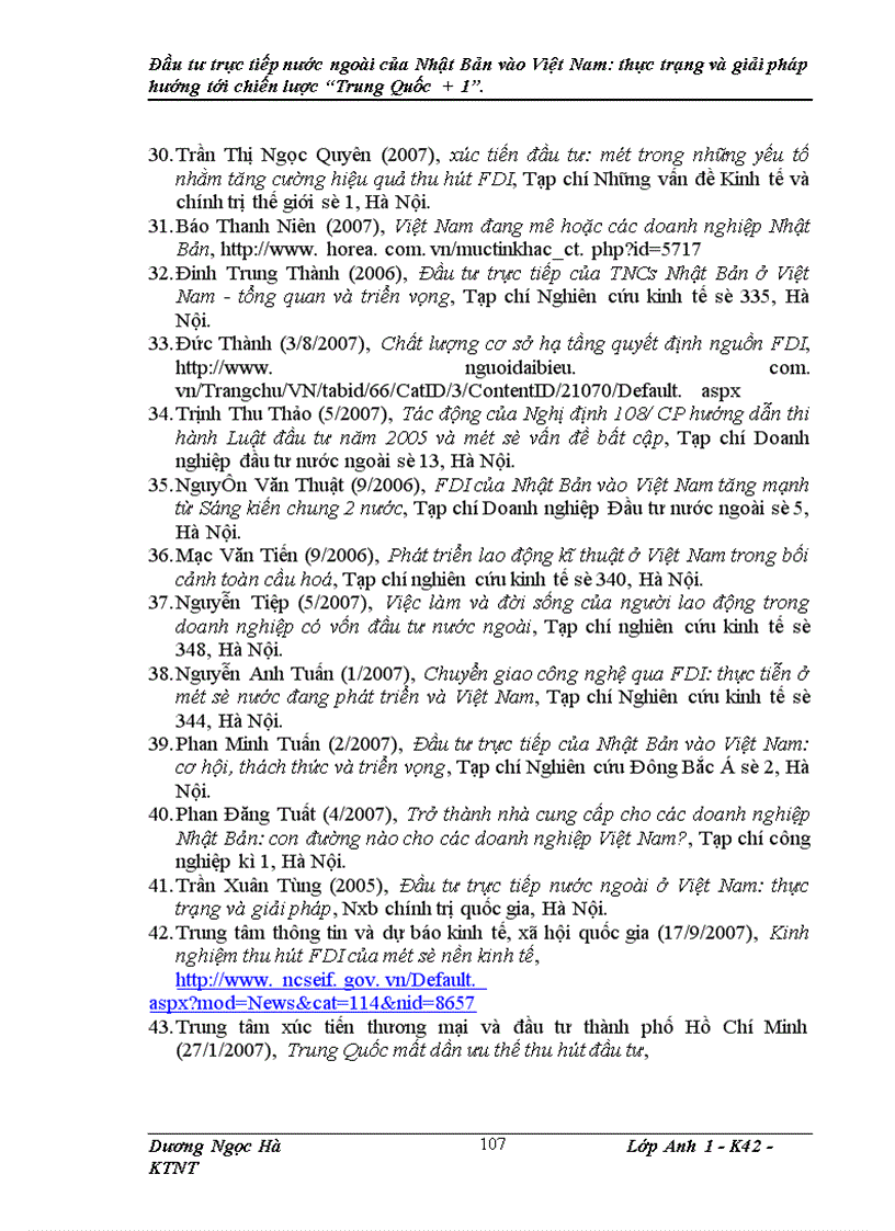image for page Đầu tư trực tiếp nước ngoài của Nhật Bản vào Việt Nam: thực trạng và giải pháp hướng tới chiến lược Trung Quốc + .