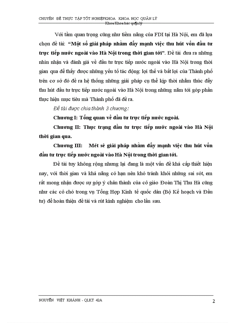 image for page Một số giải pháp nhằm đẩy mạnh việc thu hút vốn đầu tư trực tiếp nước ngoài vào Hà Nội trong thời gian tới