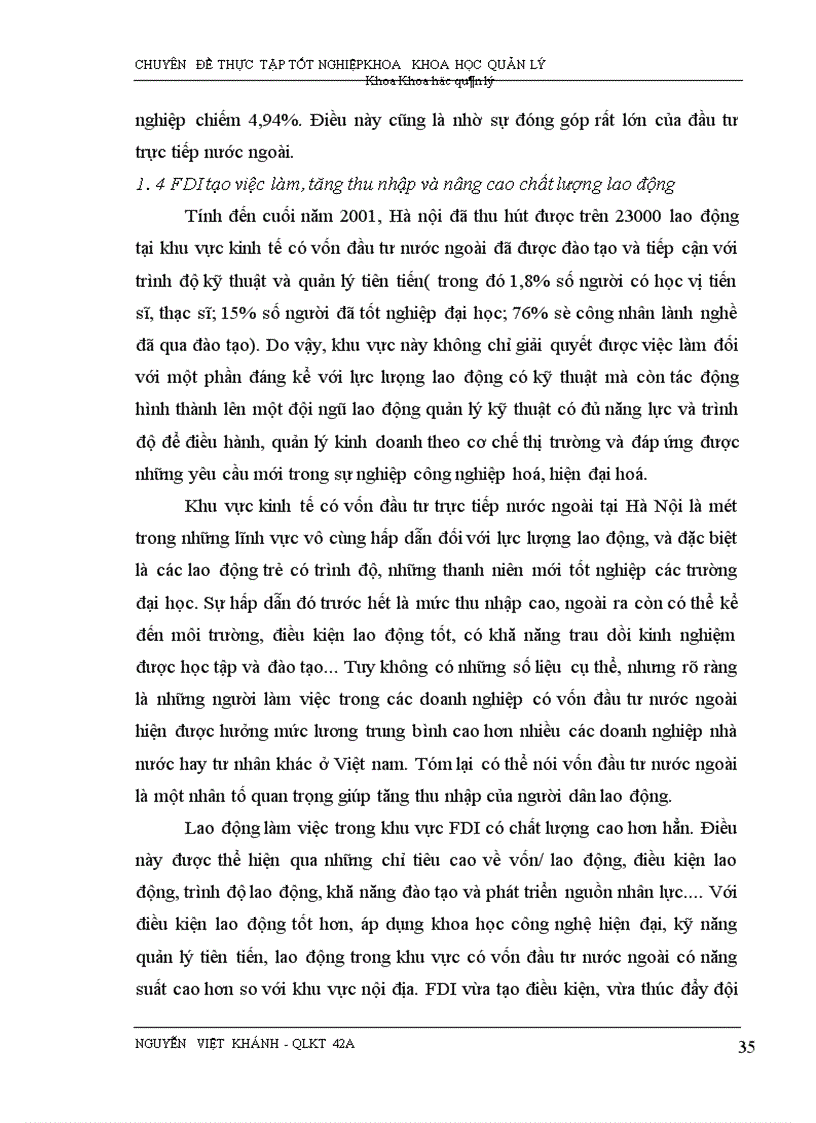 image for page Một số giải pháp nhằm đẩy mạnh việc thu hút vốn đầu tư trực tiếp nước ngoài vào Hà Nội trong thời gian tới