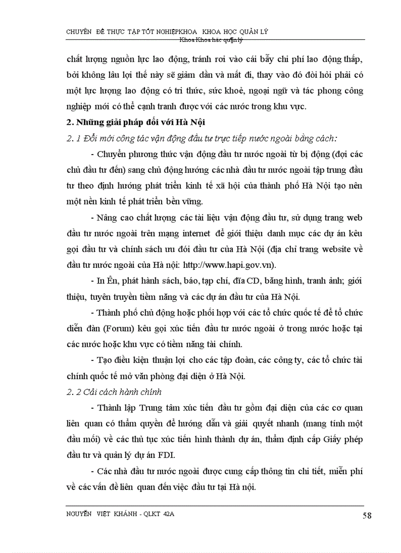 image for page Một số giải pháp nhằm đẩy mạnh việc thu hút vốn đầu tư trực tiếp nước ngoài vào Hà Nội trong thời gian tới