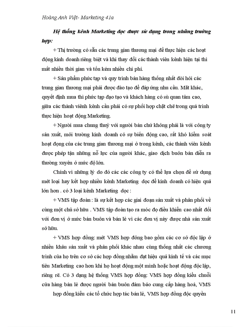 image for page Hoàn thiện kênh phân phối của công ty VINA RECO