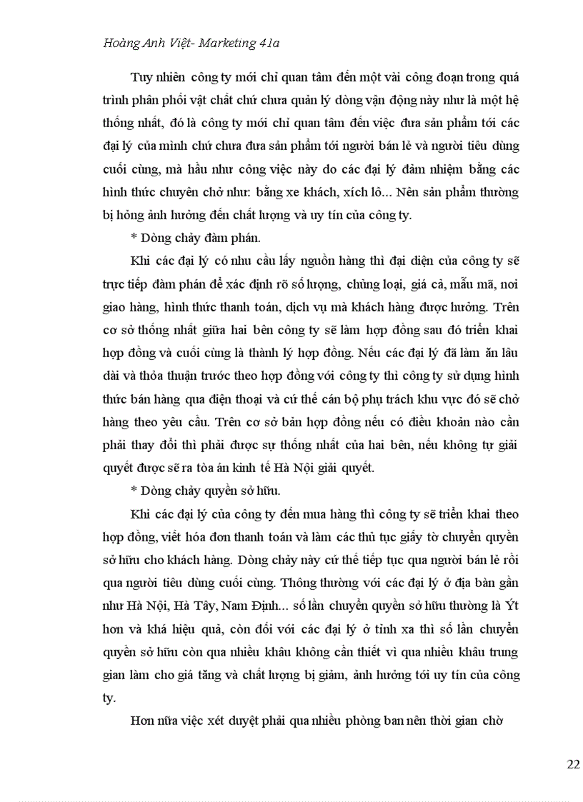 image for page Hoàn thiện kênh phân phối của công ty VINA RECO