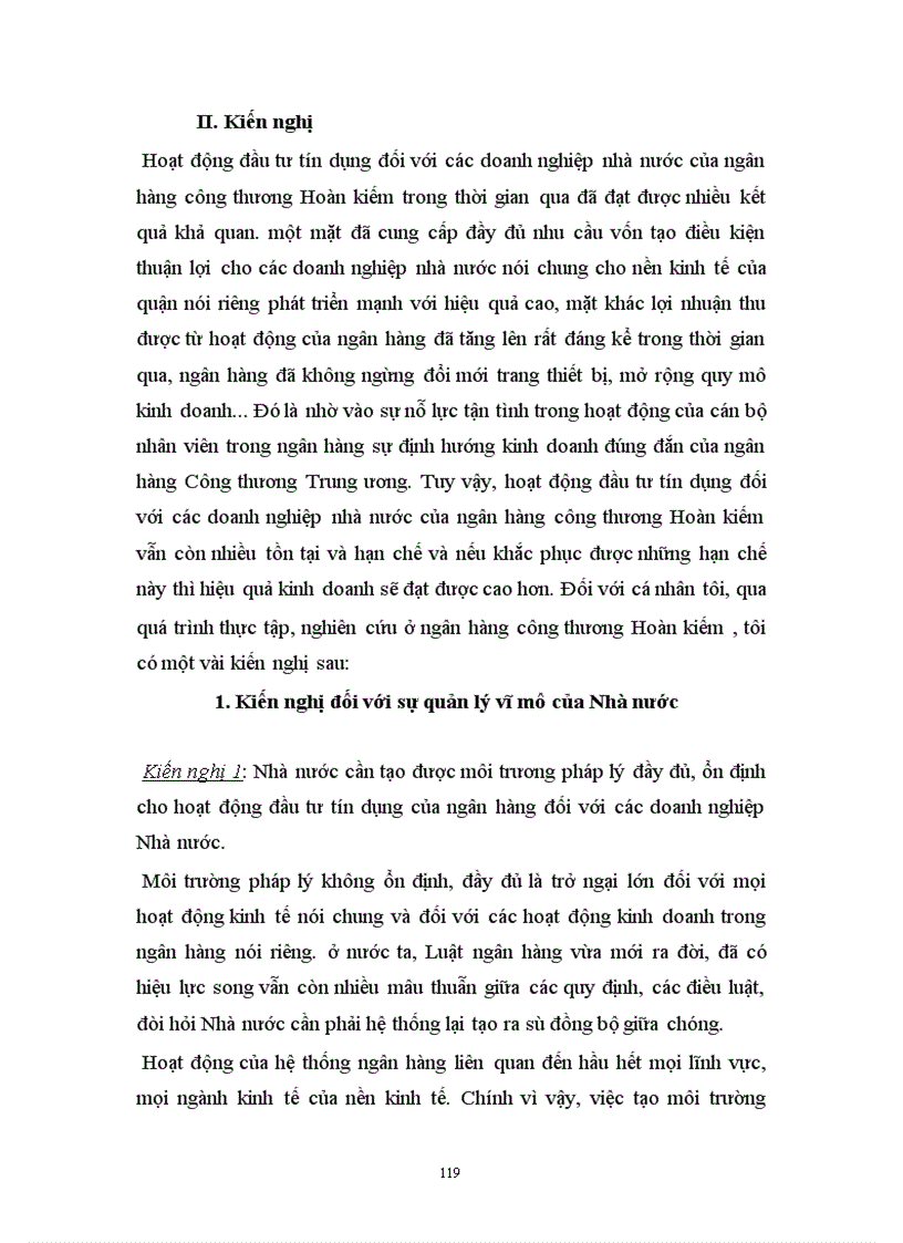 image for page Tín dụng ngân hàng đối với việc phát triển của các doanh nghiệp ở ngân hàng công thương Hoàn kiếm