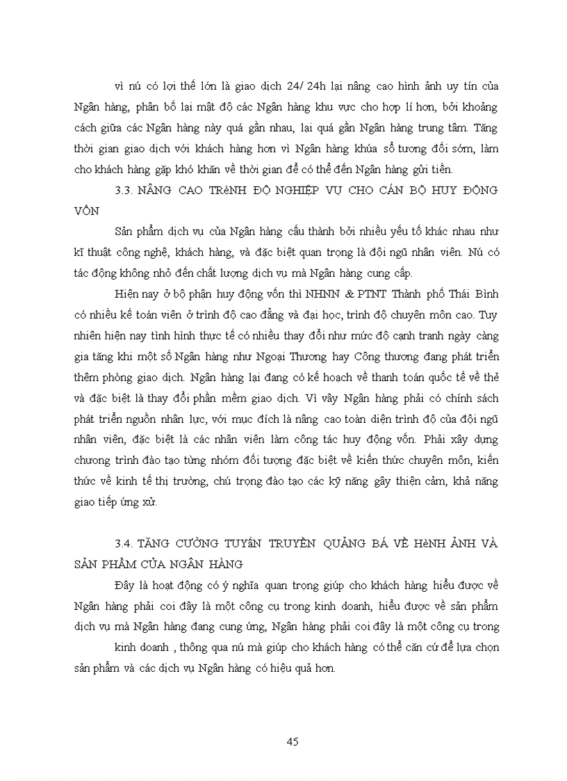 image for page Công tác huy động vốn, thực trạng và giải pháp tại ngân hàng nông nghiệp và phát triển nông thôn thành phố thái bình