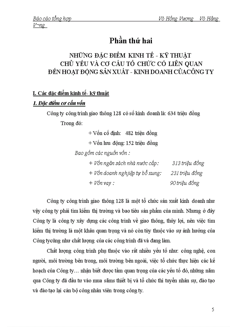 image for page Báo cáo thực tập tại công ty công trình giao thông 128