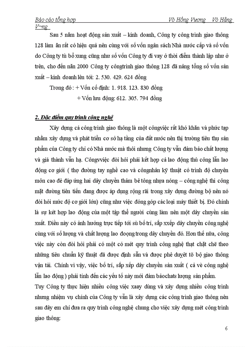 image for page Báo cáo thực tập tại công ty công trình giao thông 128