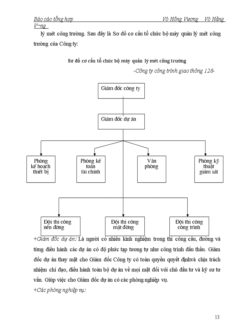 image for page Báo cáo thực tập tại công ty công trình giao thông 128