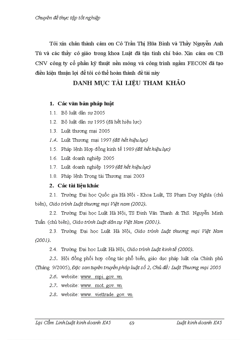 image for page Chế độ pháp lý về hợp đồng mua bán hàng hóa ở Việt Nam và thực tiễn áp dụng tại Công ty cổ phần kỹ thuật nền móng và công trình ngầm FECON